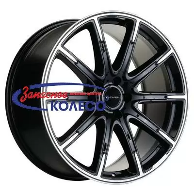 19'' 5x112 ET25 D66,6 9,5J Khomen Wheels KHW1903 (Mercedes Rear) Black-FP