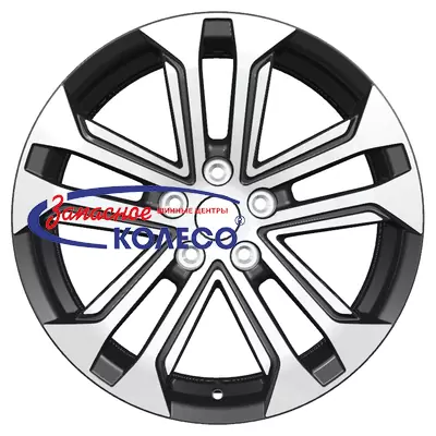 18'' 5x114,3 ET38 D67,1 7,0J Khomen Wheels KHW1803 (Outlander) Black-FP