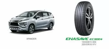 Шины Dunlop Enasave EC300+ вошли в заводскую комплектацию компактвэнов Mitsubishi Xpander