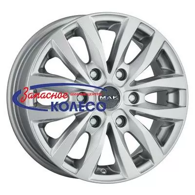 15'' 5x160 ET58 D65,1 6,5J MAK Load 5 Silver