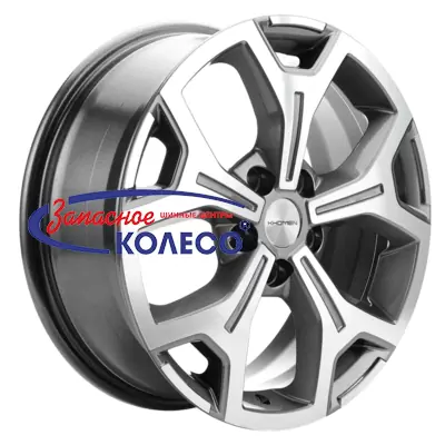 17'' 5x112 ET50 D66,6 6,5J Khomen Wheels KHW1710(2) (Mercedes Vito) Gray-FP