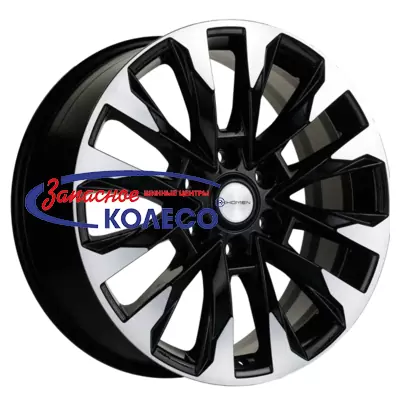 20'' 6x139,7 ET28 D78,1 8,0J Khomen Wheels KHW2010 (Chevrolet Tahoe) Black-FP