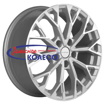 17'' 5x110 ET45 D67,1 7,0J Khomen Wheels KHW1718 (Dongfeng 580) F-Silver-FP