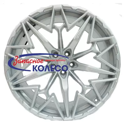 22'' 5x112 ET30 D66,6 10,0J Khomen Wheels ZEUS 2202 (X5/X6/X7/Cullinan) Brilliant Silver