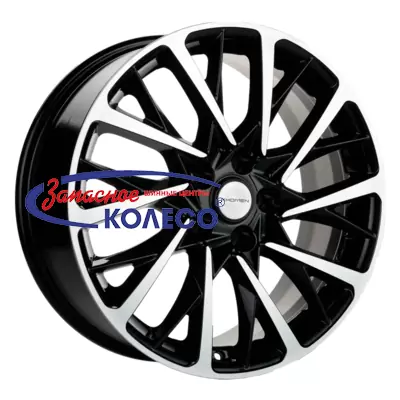 18'' 5x108 ET45 D65,1 7,5J Khomen Wheels KHW1804 (DFM AX7/580/Evolute i-Pro) Black-FP