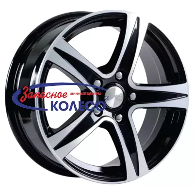 18'' 5x120 ET35 D72,6 8,0J СКАД Sakura (КЛ146) Black Glossy Polished