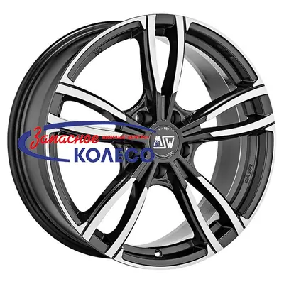 19'' 5x112 ET44 D73 9,0J MSW 73 Gloss Dark Grey