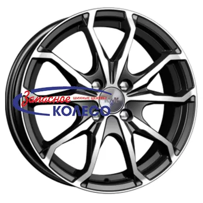 16'' 4x98 ET35 D58,5 6,0J K&K Brent (КС733) Алмаз черный