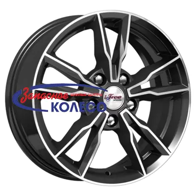 16'' 5x108 ET50 D63.35 6,5J iFree Икигай (КС865) Блэк Джек