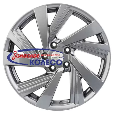 18'' 5x112 ET43 D57,1 7,5J Khomen Wheels KHW1801 (Kodiaq/Tiguan) Gray