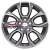 17'' 5x112 ET45 D57,1 7,0J Khomen Wheels KHW1713 (Karoq) Gray-FP