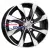 15'' 4x100 ET37 D60,1 6,0J K&K Джемини-оригинал (КС617) Алмаз черный