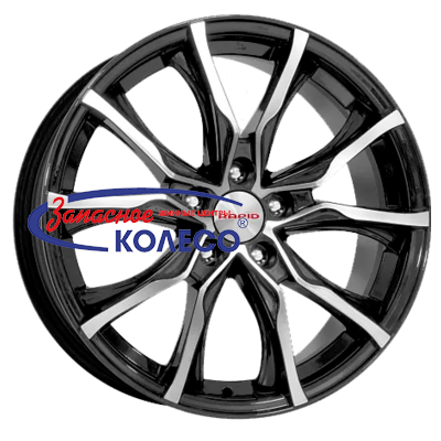 17'' 5x112 ET47 D57,1 7,5J K&K Твист-оригинал (КС697М) Алмаз черный