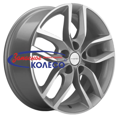 17'' 5x108 ET33 D60,1 6,5J Khomen Wheels KHW1708 (Chery tiggo 7pro) F-Silver-FP