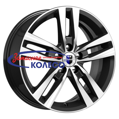 16'' 5x108 ET50 D63.35 6,5J K&K Rassvet (КС868) Алмаз черный SK