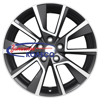 18'' 5x114,3 ET45 D60,1 7,0J Khomen Wheels KHW1802 (Changan/Geely/Lexus/Suzuki/Toyota) Black-FP