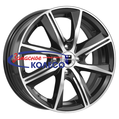 16'' 5x114,3 ET45 D67,1 7,0J K&K Арнар (КС904) Алмаз черный