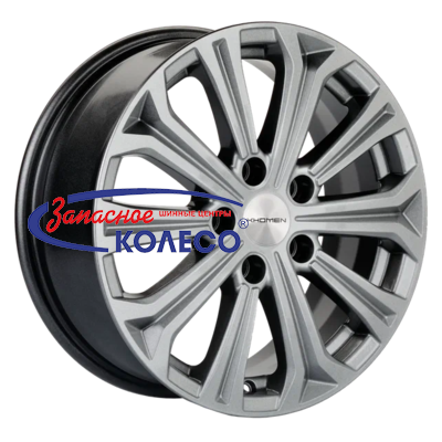 16'' 5x108 ET50 D63,3 6,5J Khomen Wheels KHW1610 (Focus) G-Silver