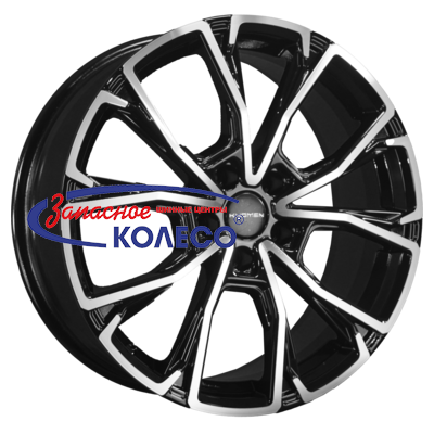 19'' 5x108 ET33 D60,1 7,5J Khomen Wheels KHW1907 (OMODA C5) Black-FP