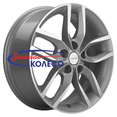 17'' 5x108 ET43 D65,1 6,5J Khomen Wheels KHW1708 (Evolute i-Pro) F-Silver-FP