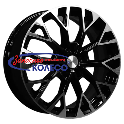 17'' 5x114,3 ET37 D66,5 7,0J Khomen Wheels KHW1718 (Jolion) Black-FP