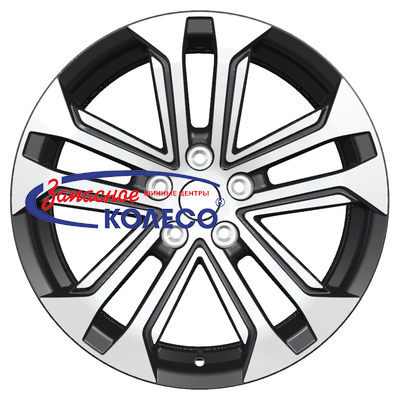 18'' 5x114,3 ET48,5 D67,1 7,0J Khomen Wheels KHW1803 (Sportage) Black-FP