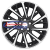 18'' 5x108 ET50 D63,3 7,5J Khomen Wheels KHW1804 (XC40/XC60) Black-FP